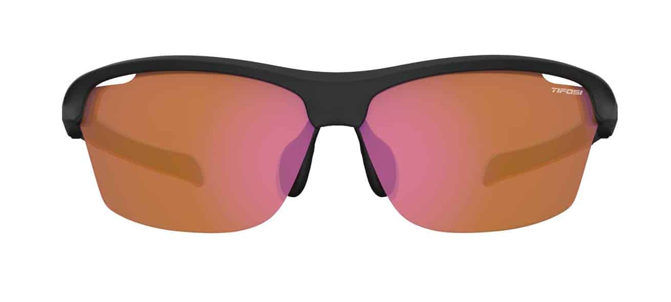 intense matte black outdoor sunglass front