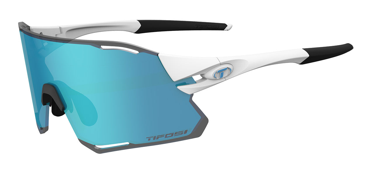 rail race matte white clarion cycling sunglass