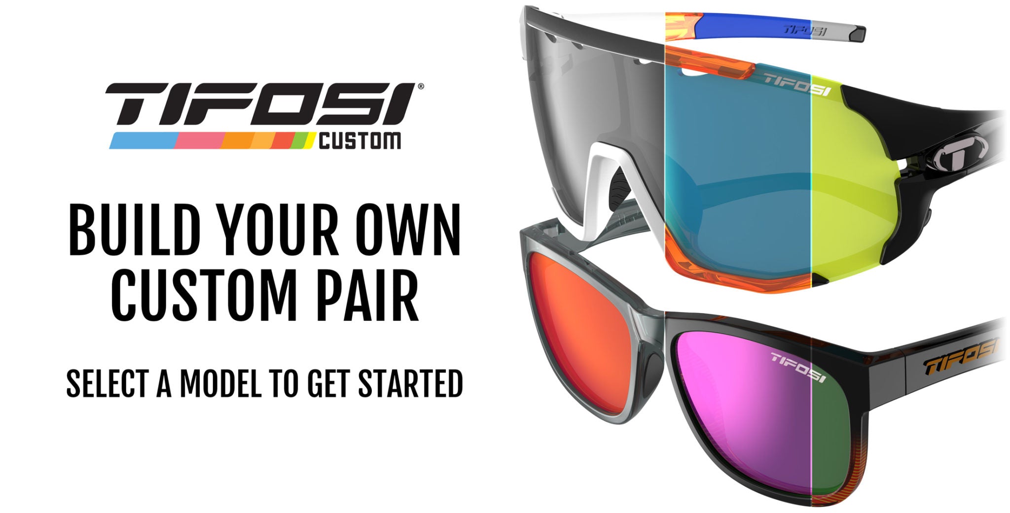 Build your own custom sunglasses banner